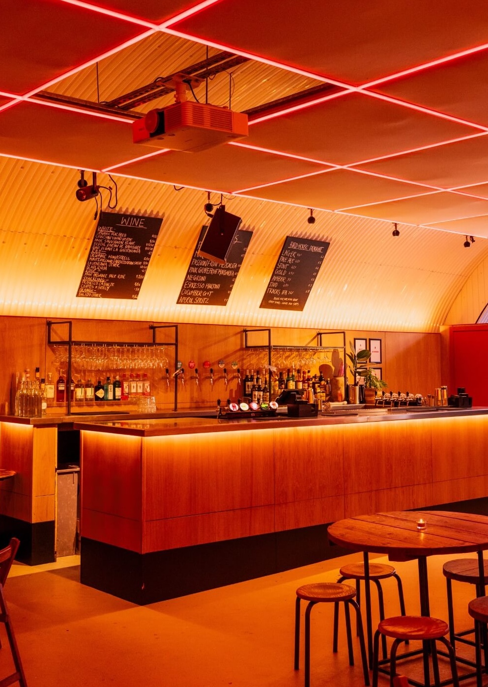Dance arch bar area